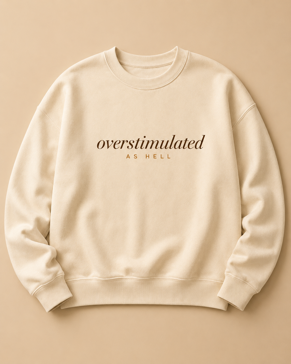 Crème State Of Mind Crewneck
